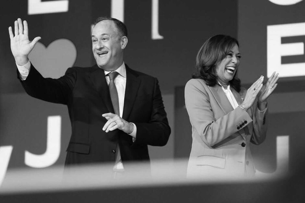 Kamala Harris, the joyful warrior, and Doug Emhoff